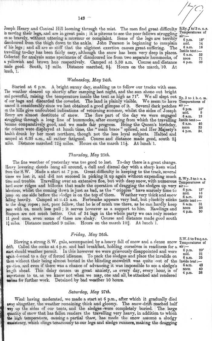 Arctic Blue Books: taylor 1877a, page 149