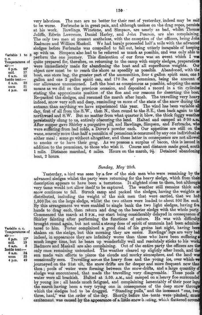 Arctic Blue Books: taylor 1877a, page 150