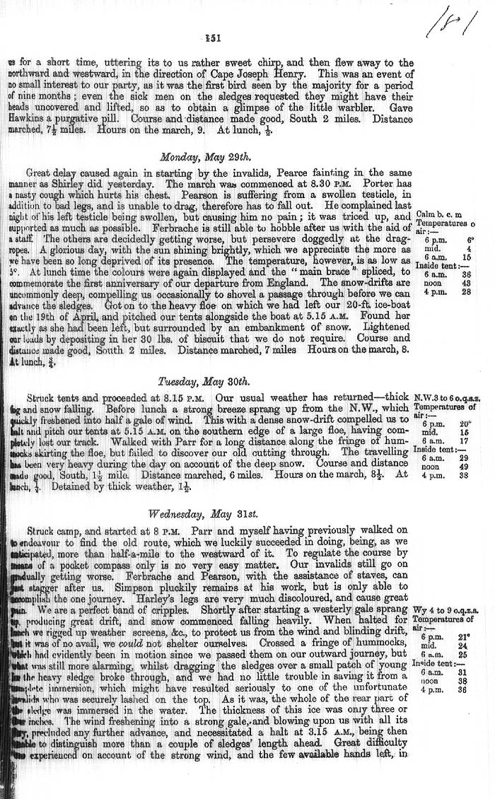 Arctic Blue Books: taylor 1877a, page 151