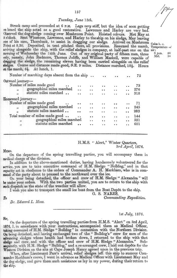 Arctic Blue Books: taylor 1877a, page 157