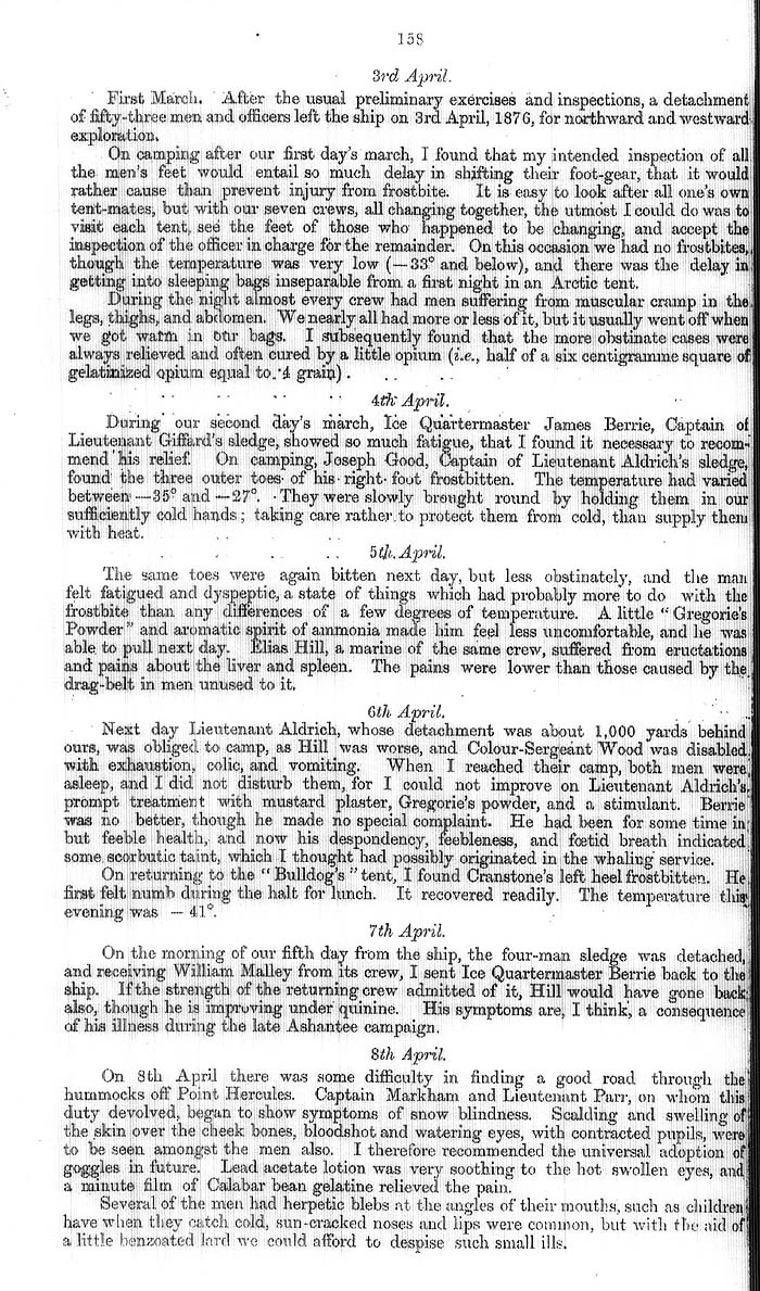 Arctic Blue Books: taylor 1877a, page 158