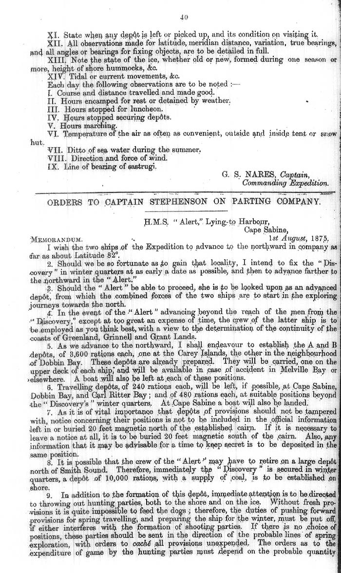 Arctic Blue Books: taylor 1877a, page 40