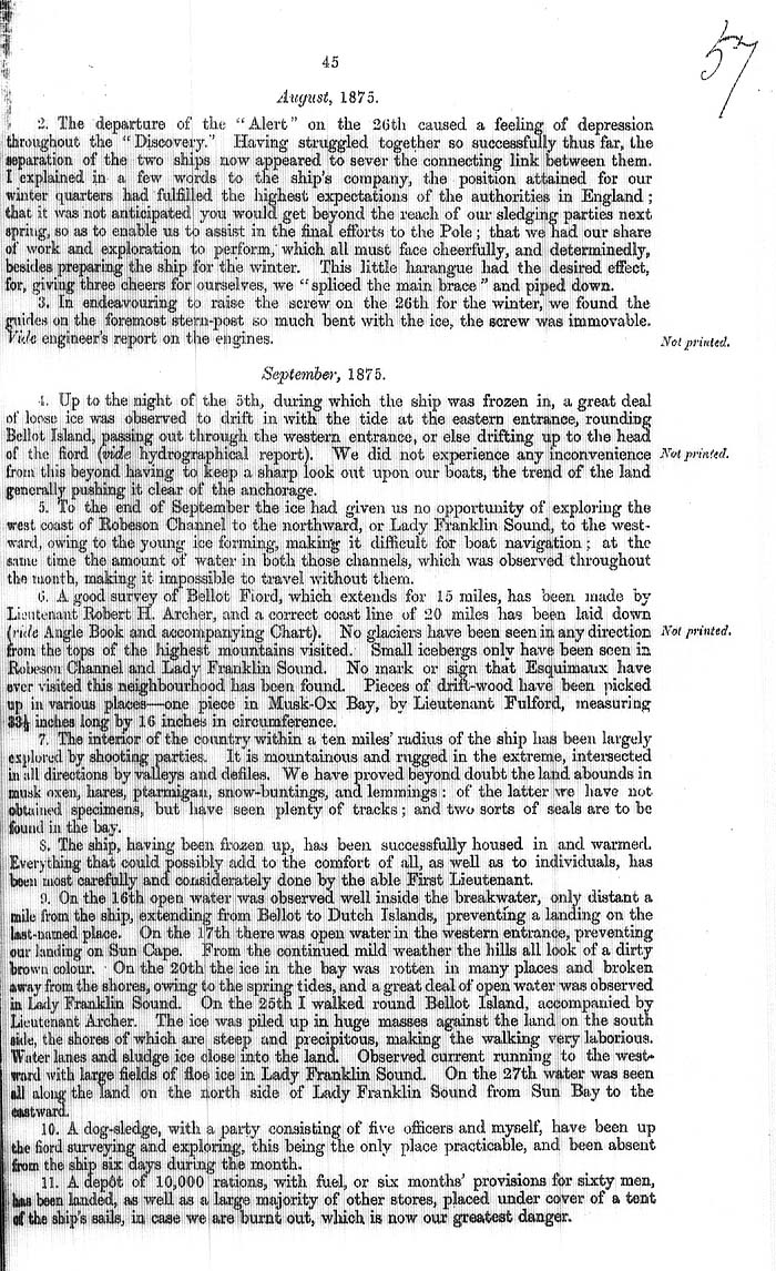Arctic Blue Books: taylor 1877a, page 45