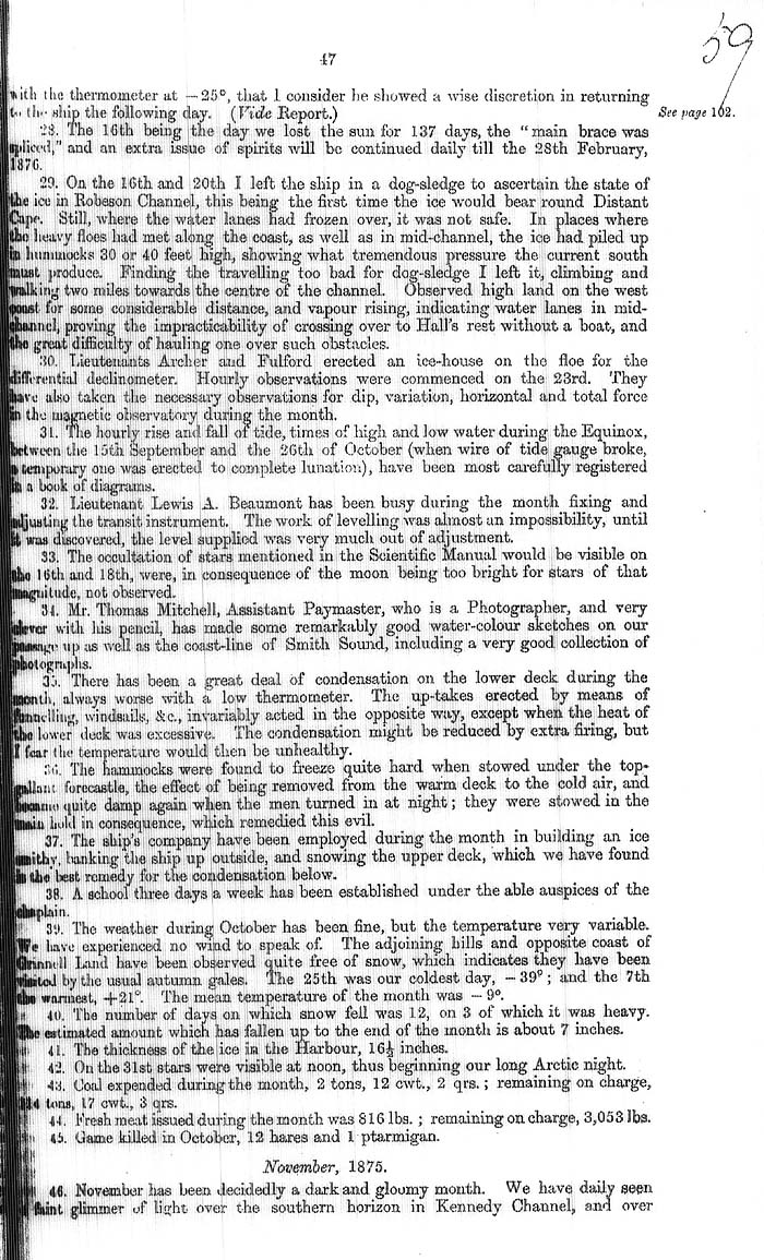 Arctic Blue Books: taylor 1877a, page 47