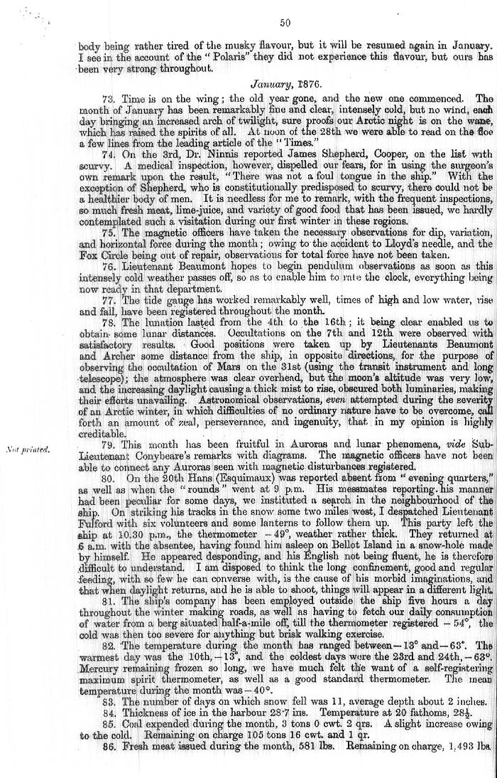 Arctic Blue Books: taylor 1877a, page 50