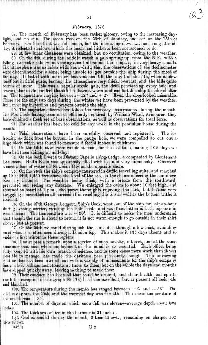 Arctic Blue Books: taylor 1877a, page 51