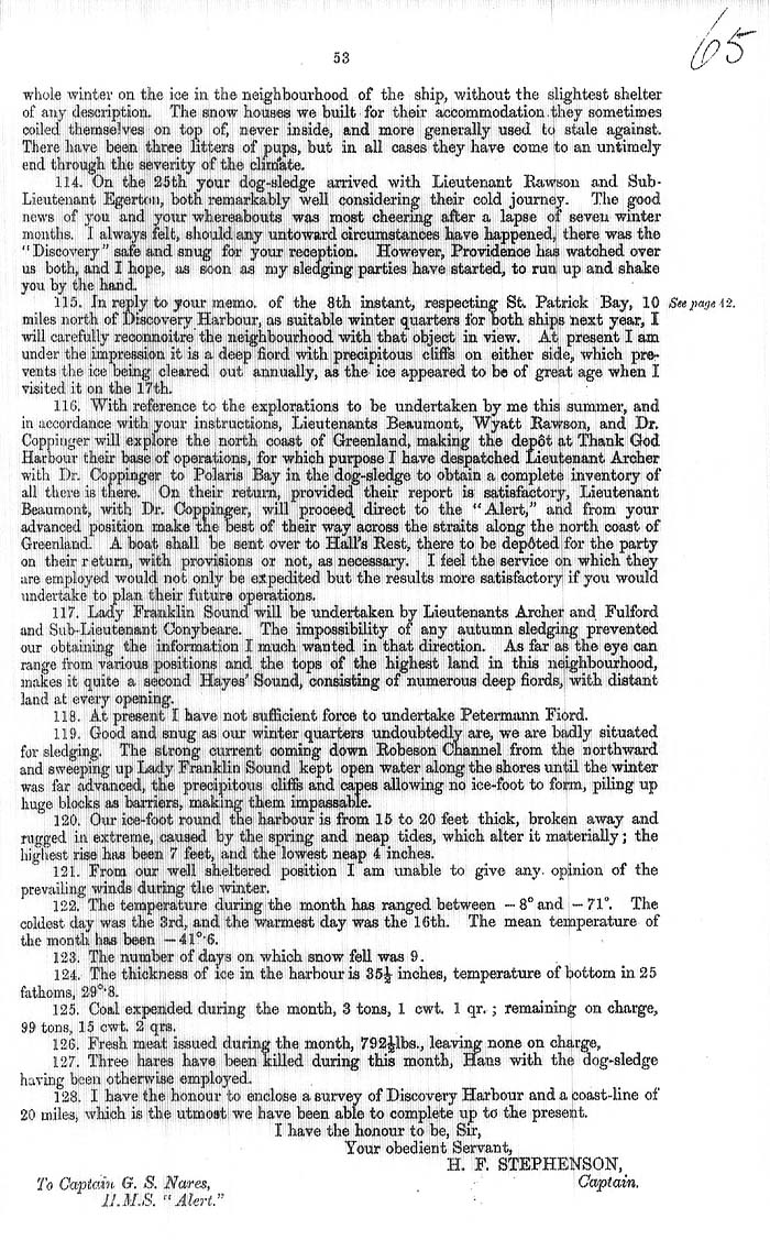 Arctic Blue Books: taylor 1877a, page 53