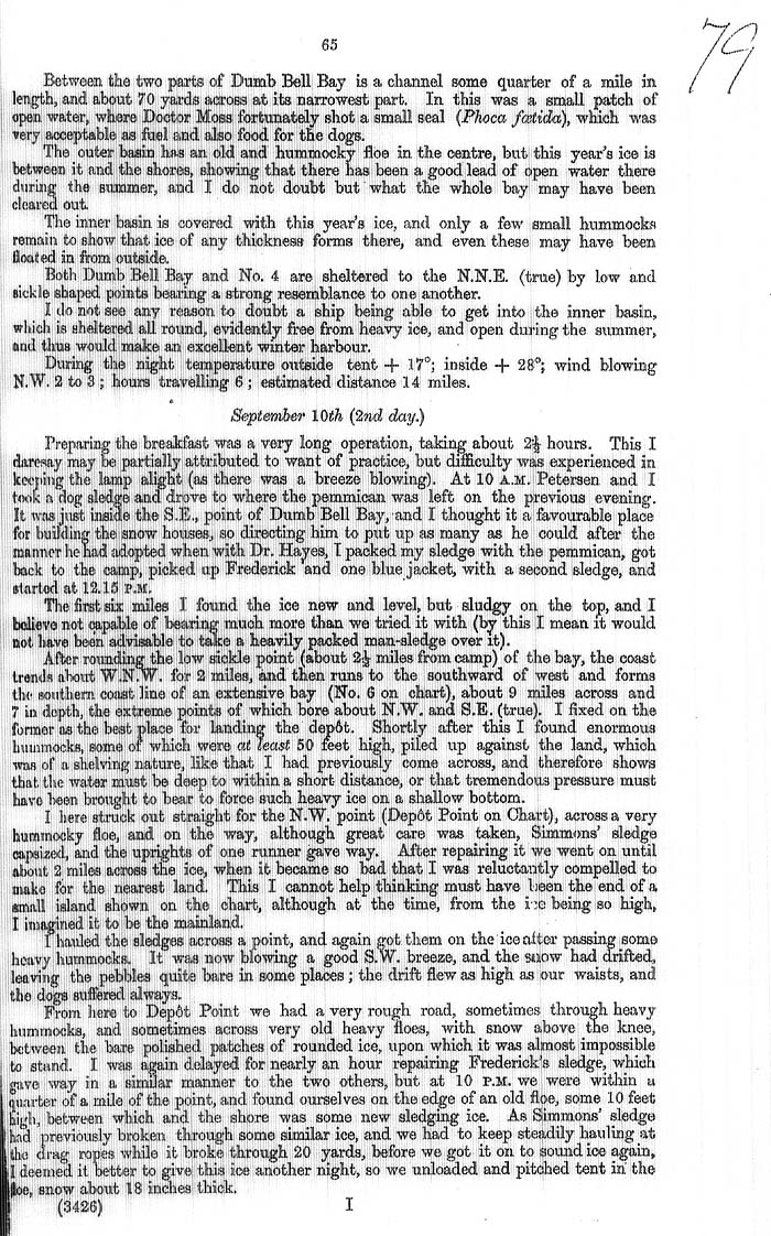 Arctic Blue Books: taylor 1877a, page 65