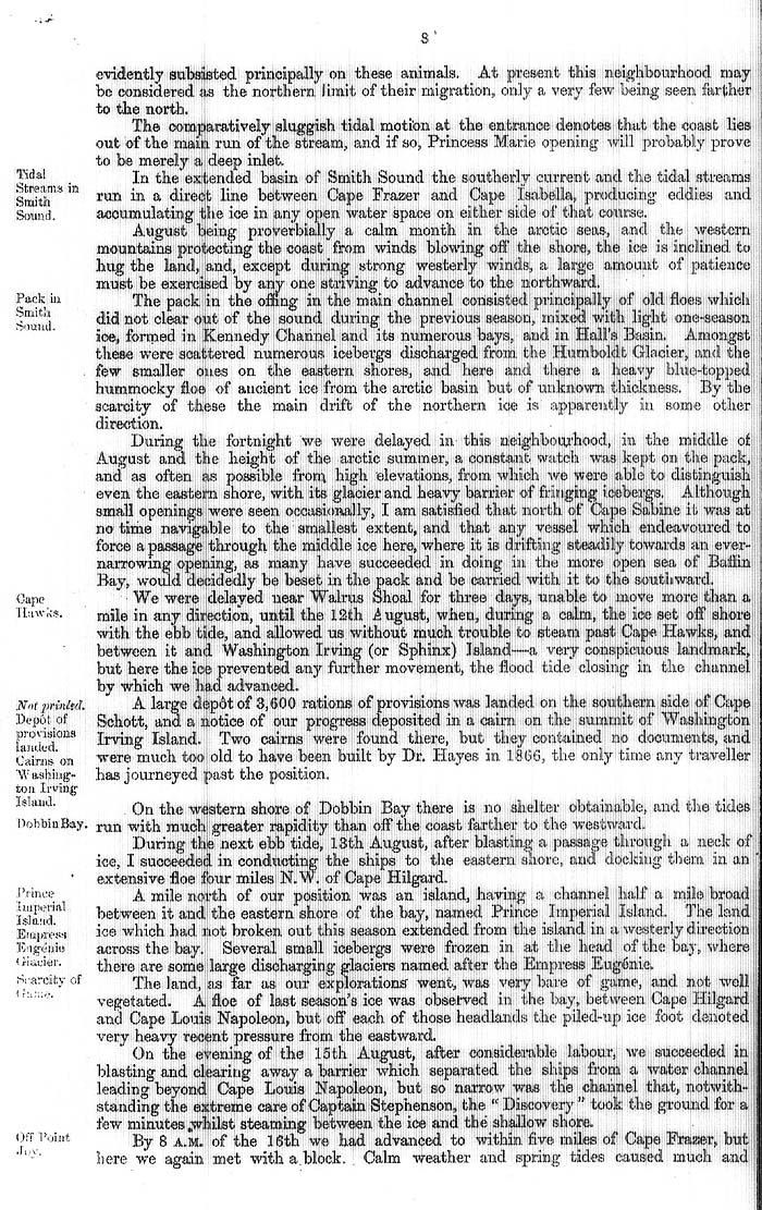 Arctic Blue Books: taylor 1877a, page 8