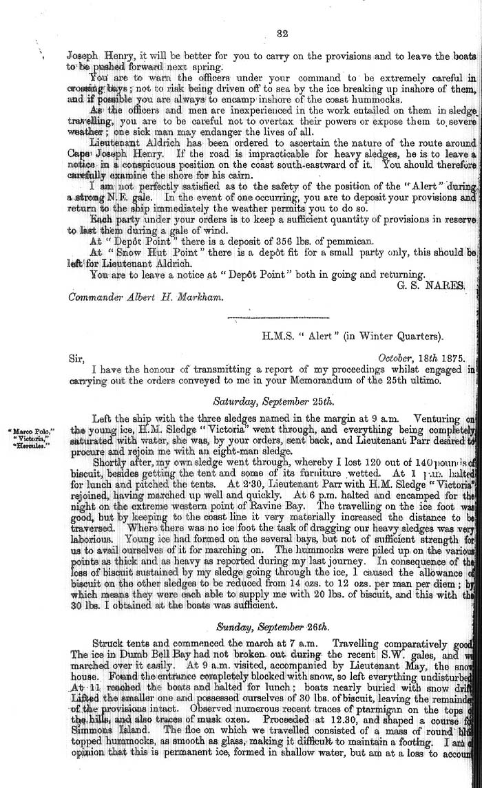 Arctic Blue Books: taylor 1877a, page 82