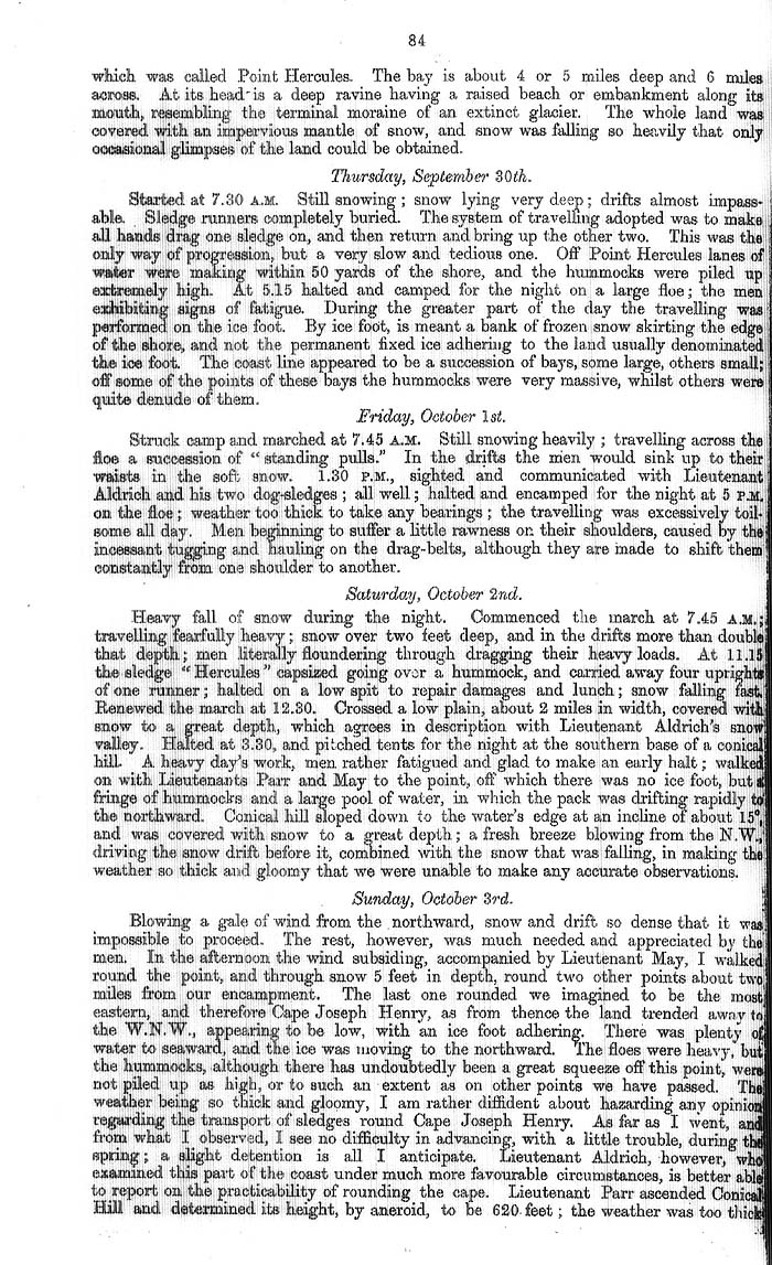 Arctic Blue Books: taylor 1877a, page 84