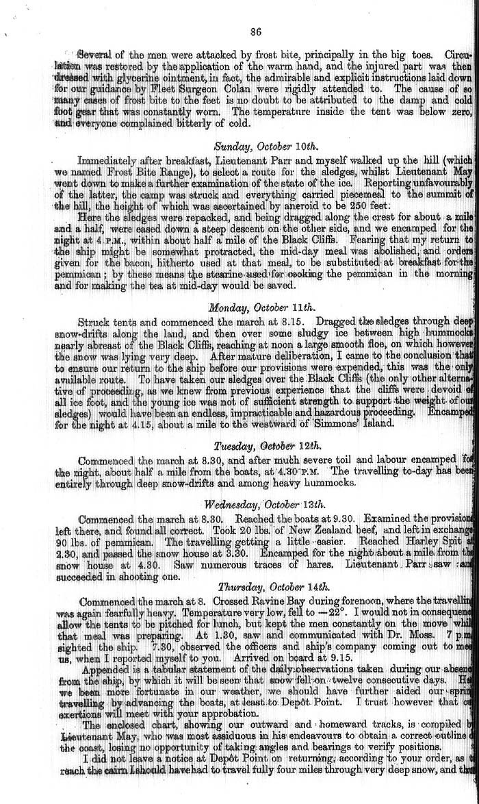 Arctic Blue Books: taylor 1877a, page 86