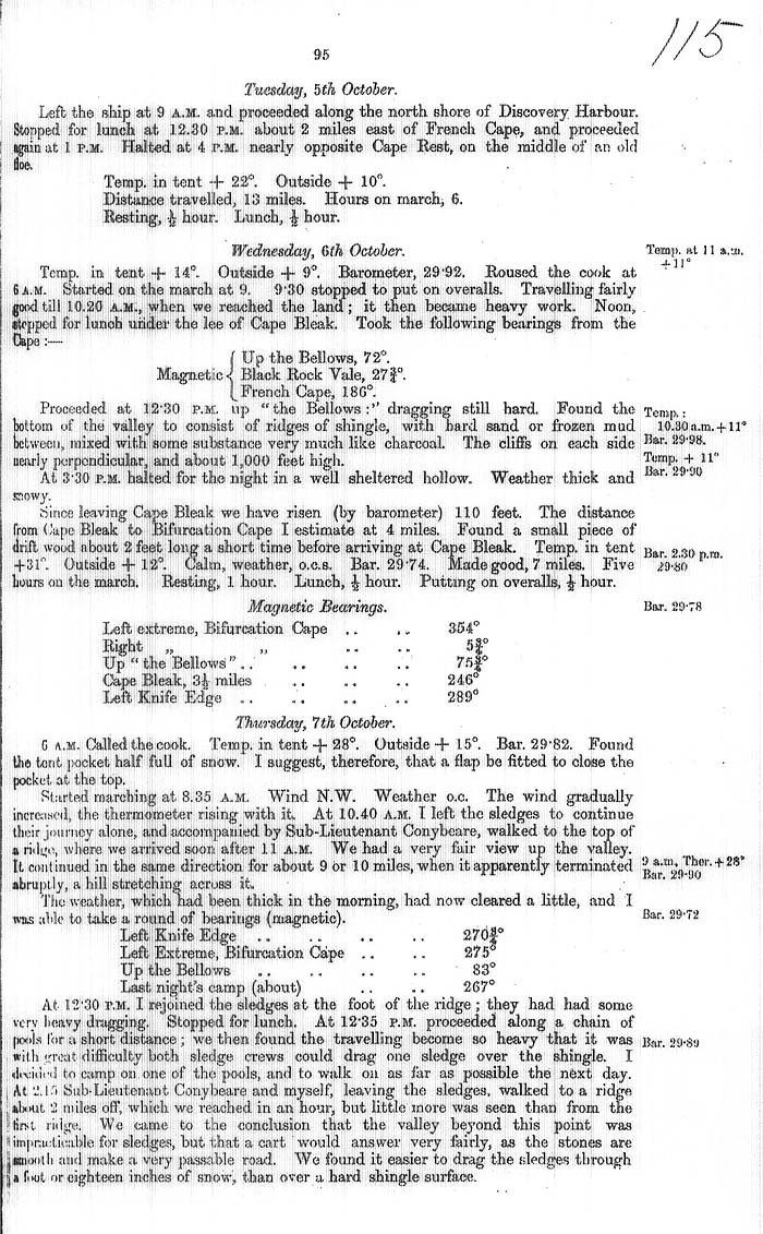 Arctic Blue Books: taylor 1877a, page 95