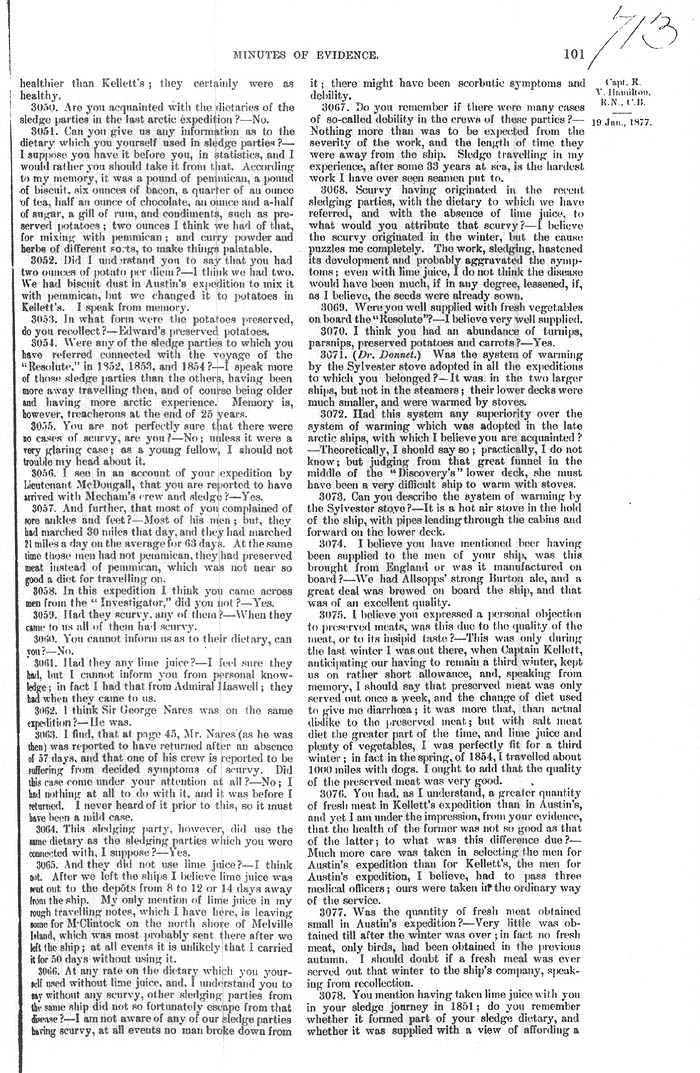 Arctic Blue Books: taylor 1877b, page 101