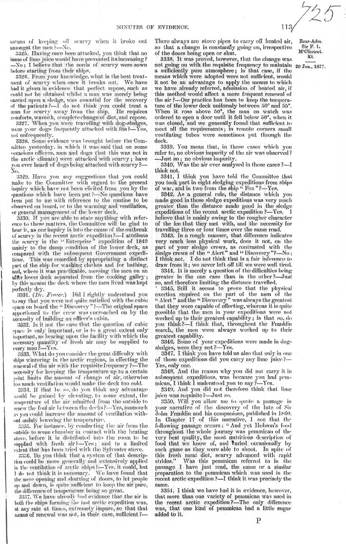 Arctic Blue Books: taylor 1877b, page 113