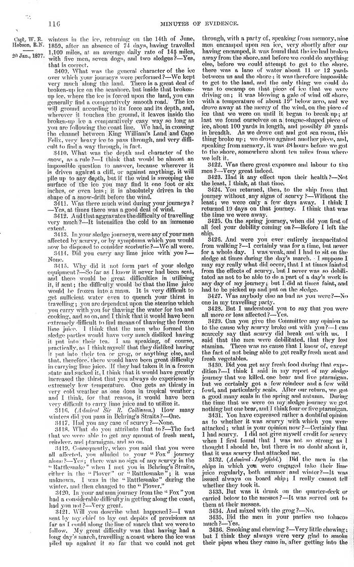 Arctic Blue Books: taylor 1877b, page 116