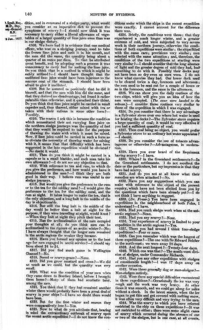 Arctic Blue Books: taylor 1877b, page 140