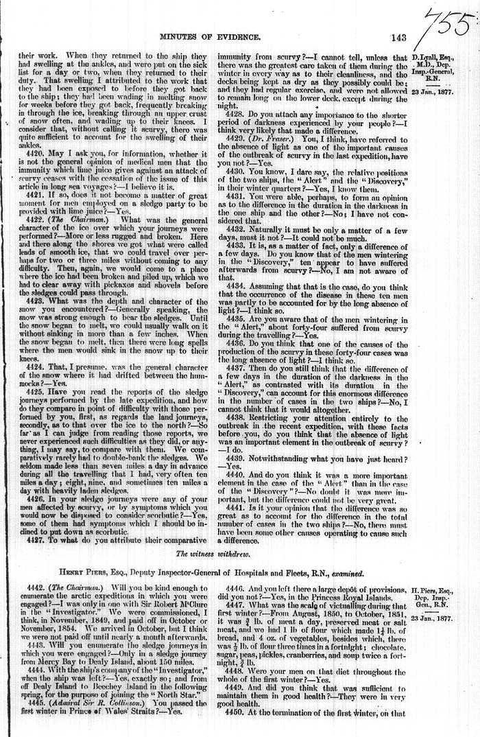 Arctic Blue Books: taylor 1877b, page 143