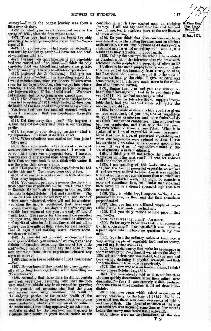 Arctic Blue Books: taylor 1877b, page 147