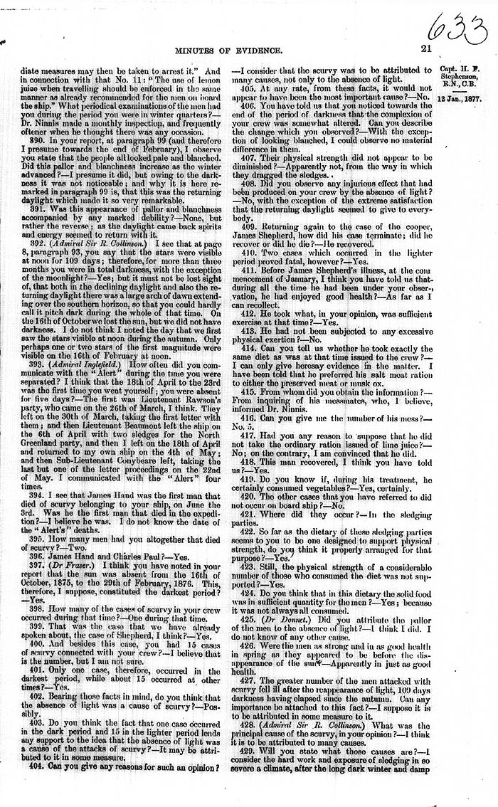 Arctic Blue Books: taylor 1877b, page 21