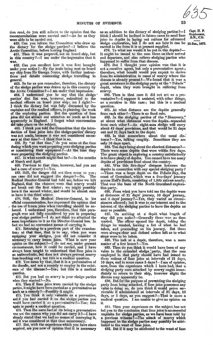 Arctic Blue Books: taylor 1877b, page 23