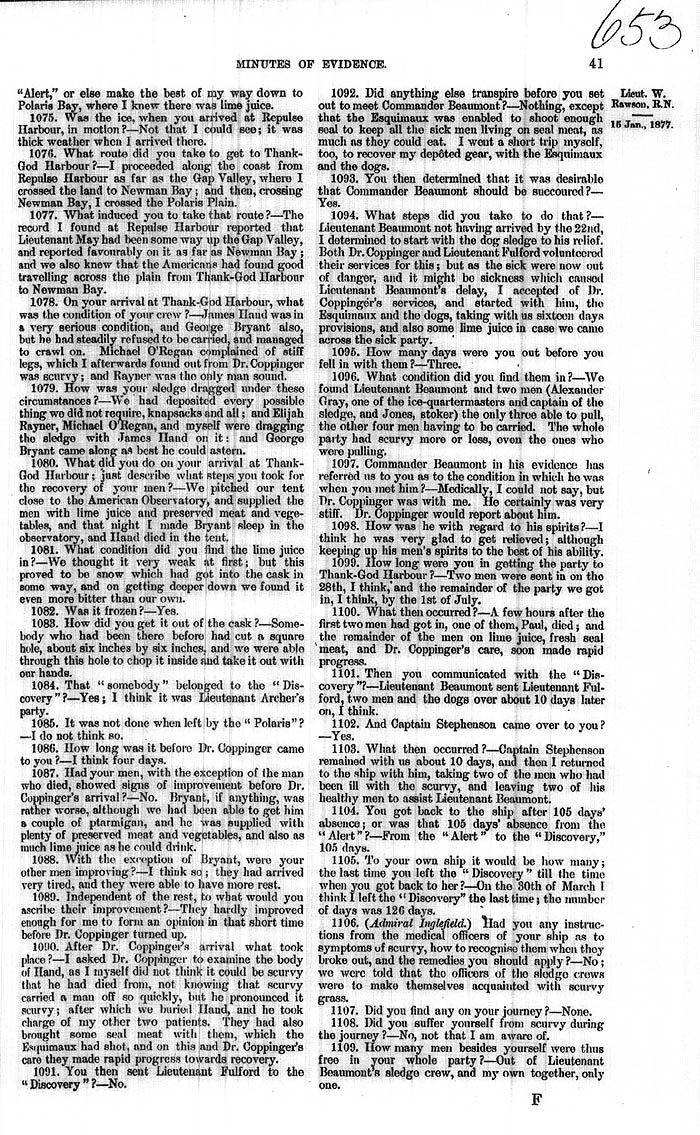 Arctic Blue Books: taylor 1877b, page 41