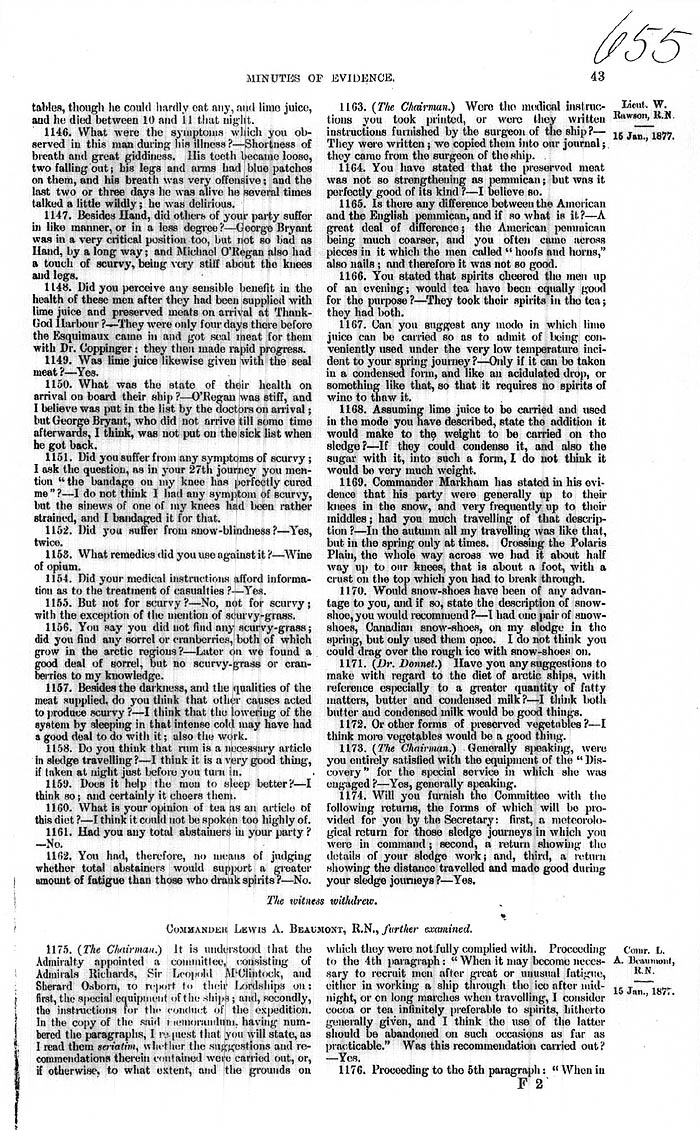 Arctic Blue Books: taylor 1877b, page 43