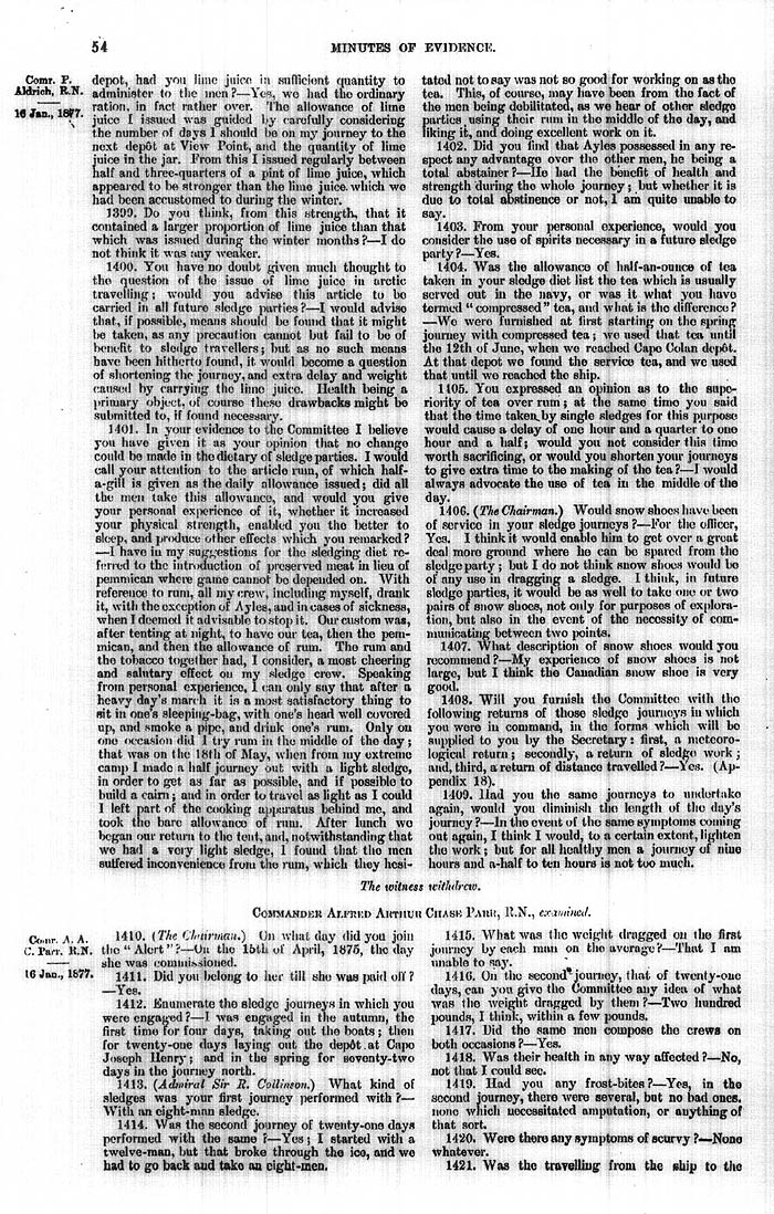 Arctic Blue Books: taylor 1877b, page 54