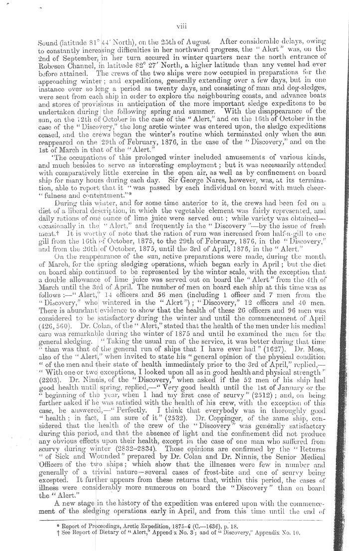 Arctic Blue Books: taylor 1877b, page viii