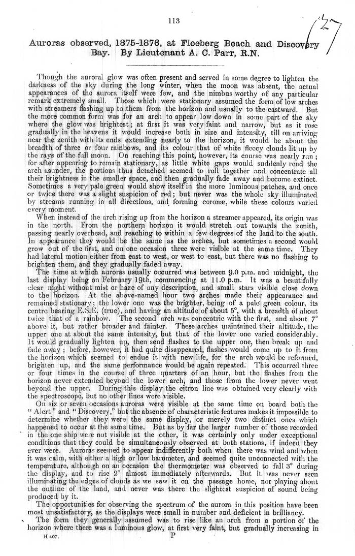 Arctic Blue Books: taylor 1878, page 113