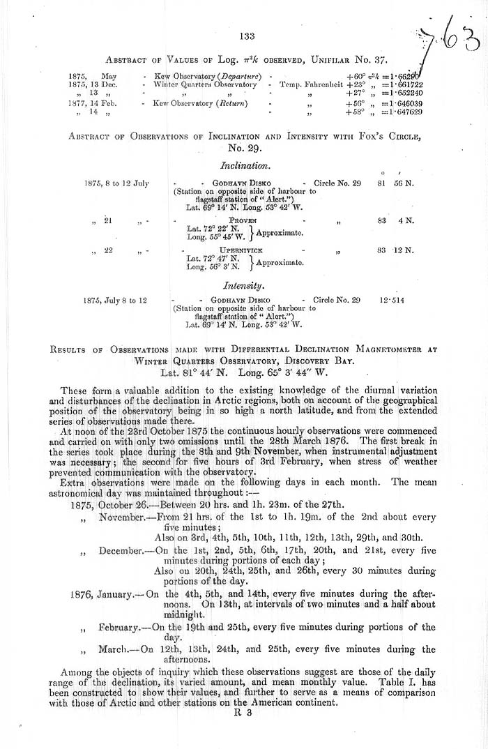Arctic Blue Books: taylor 1878, page 133