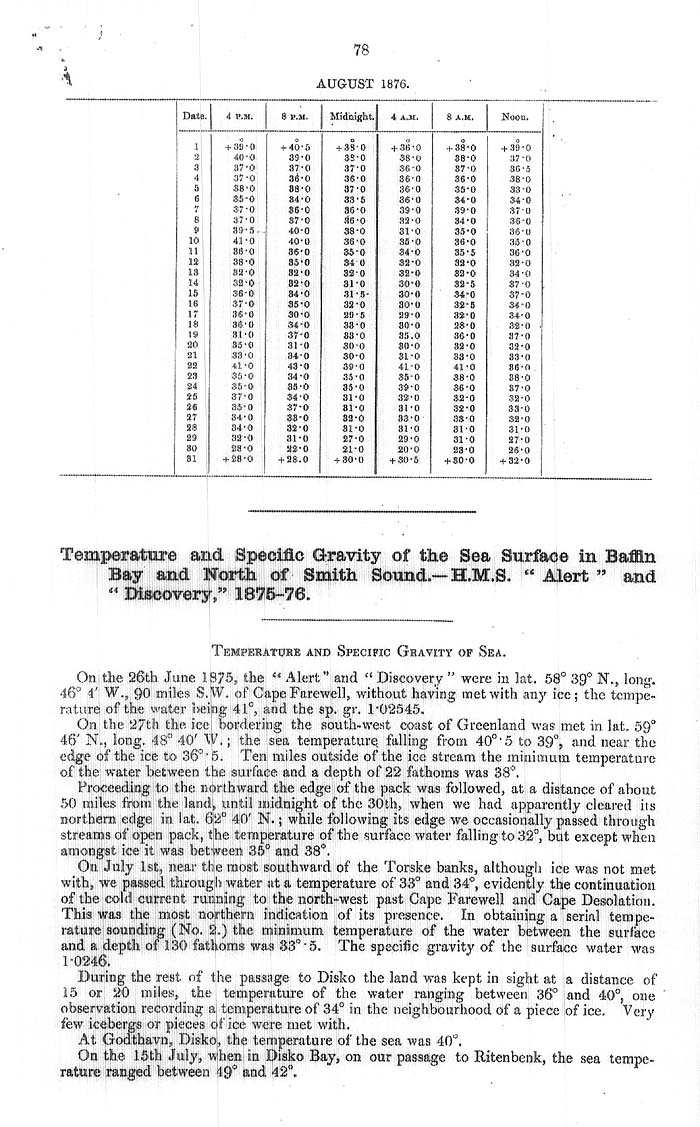 Arctic Blue Books: taylor 1878, page 78