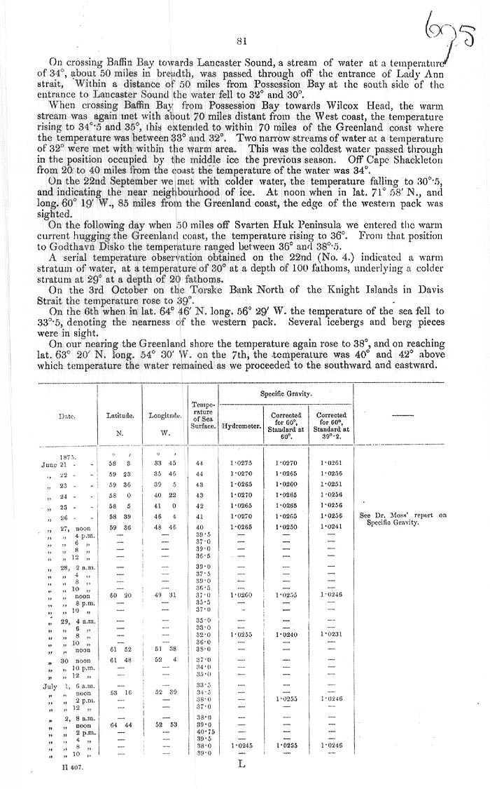 Arctic Blue Books: taylor 1878, page 81