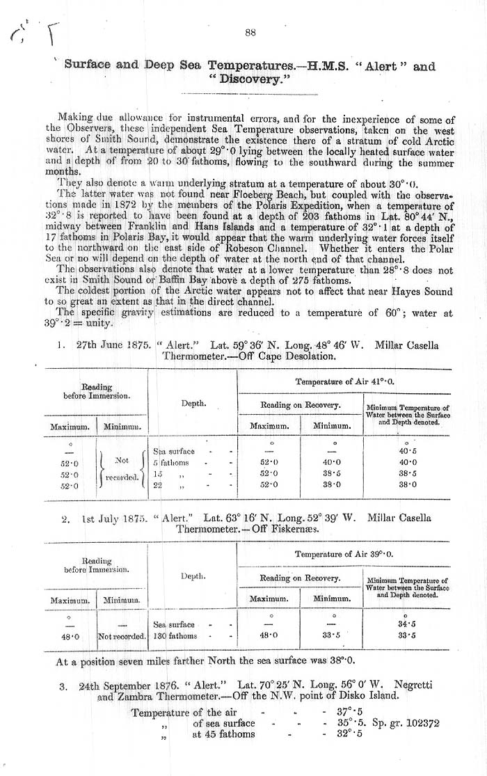 Arctic Blue Books: taylor 1878, page 88