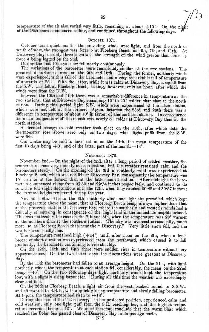 Arctic Blue Books: taylor 1878, page 99