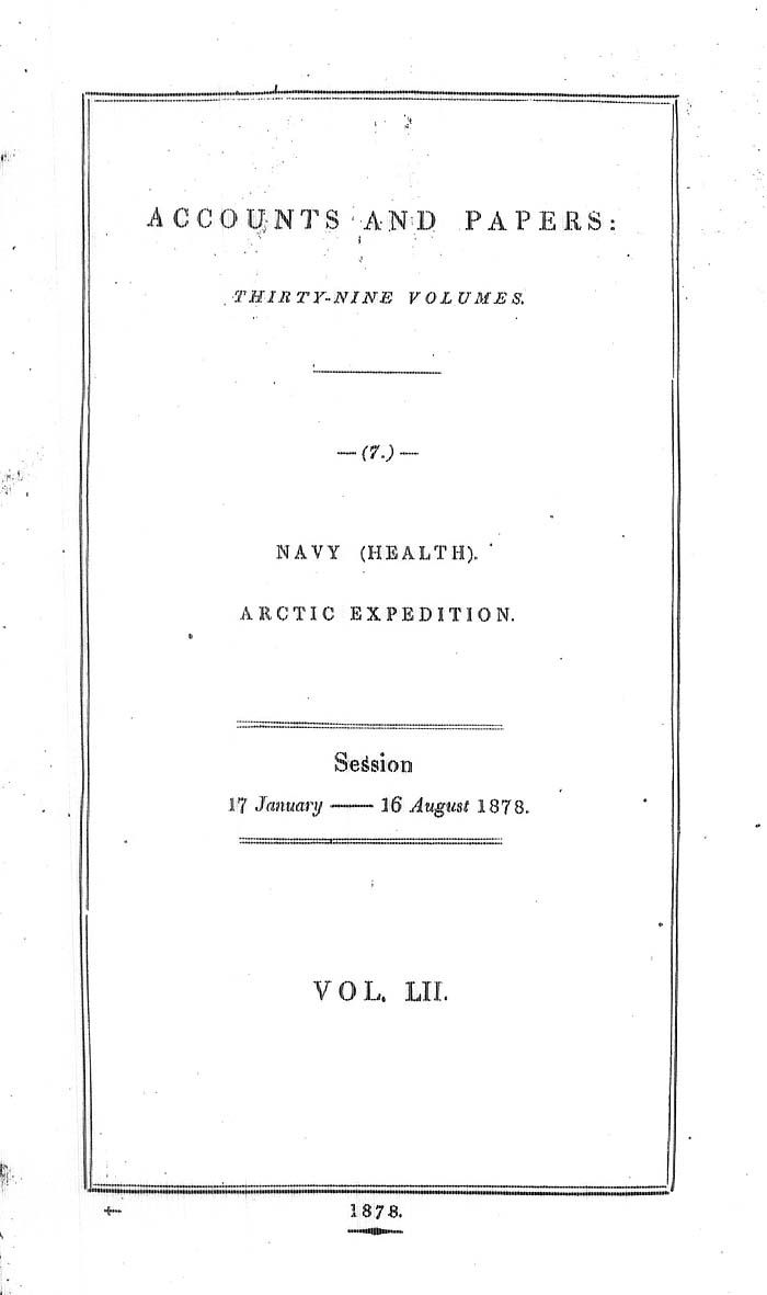 Arctic Blue Books: taylor 1878, page i