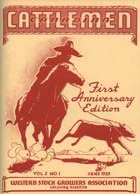 Canadian Cattlemen (1938-1941), front cover, First Anniversary Edition