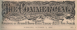 The Commercial (1882-1883), vol. 1, no. 1, RBR Per 380 C7366, front page