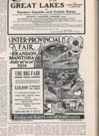 Advertisement of the “Inter-Provincial Fair” held in Brandon, Manitoba, July 20-24, 1914