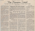 Article on the effects of the Panama Canal on agriculture
