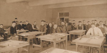 Manitoba Agricultural College classroom
