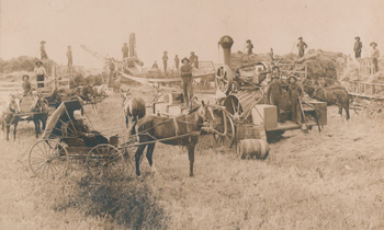 Threshing outfit, 1908