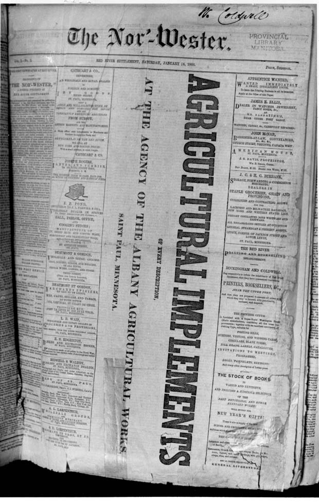 Press History Winnipeg